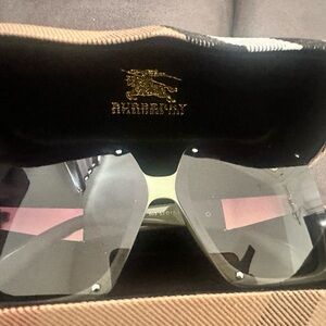 Burberry Black and Gold Sunglasses